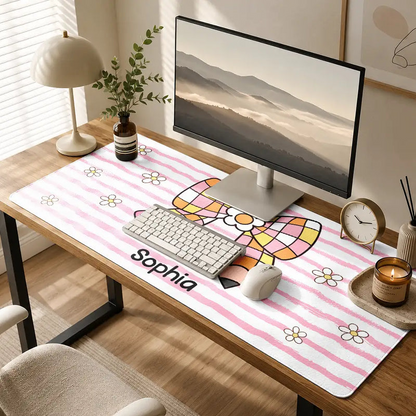 Teacher Classroom Theme - Personalized Leather Desk Mat