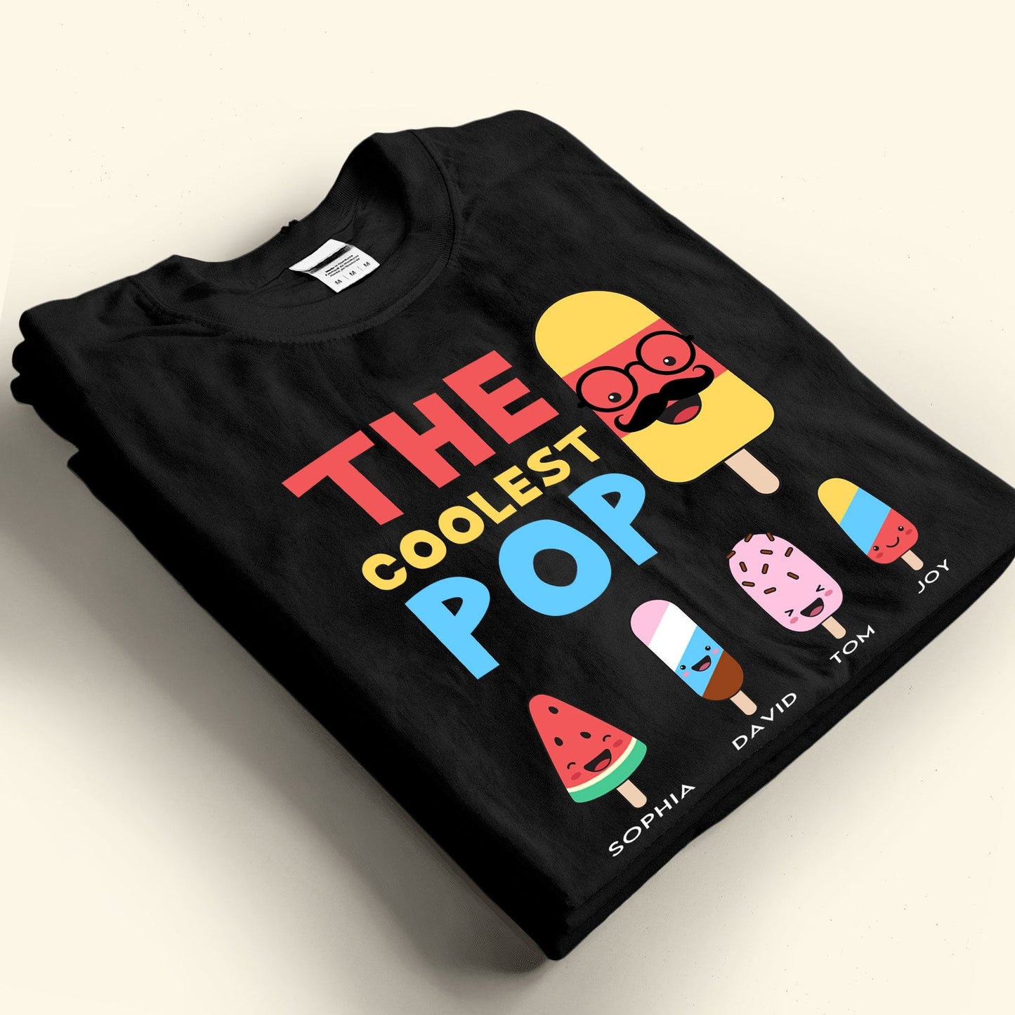 Father's Day Gifts, The Coolest Pop - Personalized Shirt - Gift For Grandpa