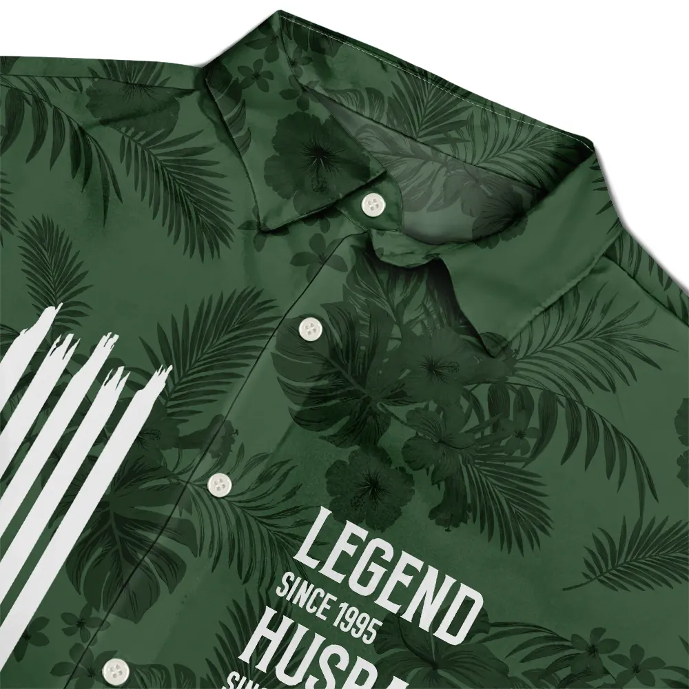 The Original Legend Legend Husband Daddy Grandpa - Personalized Hawaiian Shirt