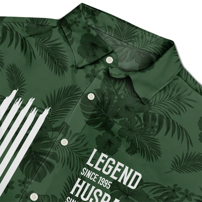 The Original Legend Legend Husband Daddy Grandpa - Personalized Hawaiian Shirt