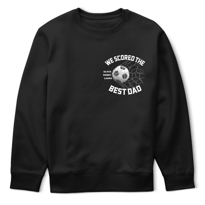 We Scored The Best Dad Papa Soccer Football - Personalized T Shirt