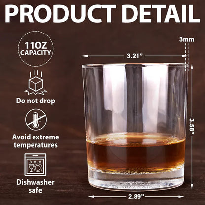 We're Yours No Returns Or Refunds Hand Punch - Personalized Engraved Whiskey Glass