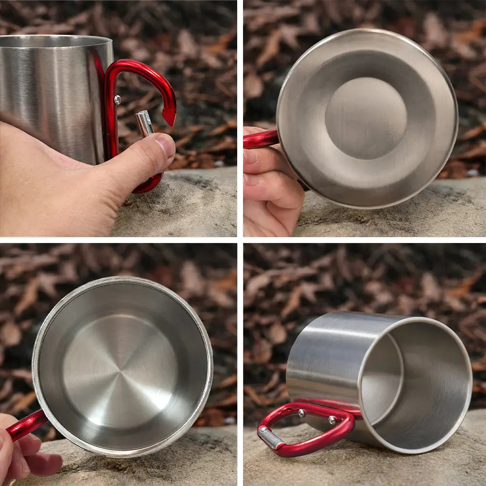 Adventure Partners For Life SKetch - Personalized Carabiner Mug