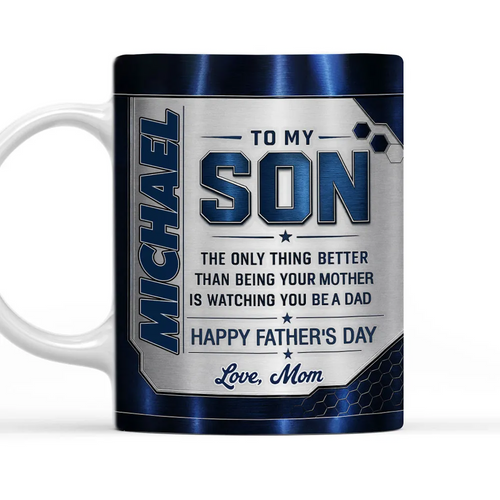 Watching You Being A Dad - Personalized Custom 3D Inflated Effect Mug