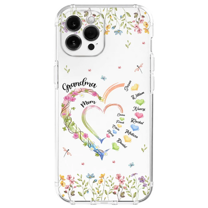 Grandma Hearts - Personalized Custom Phone Case