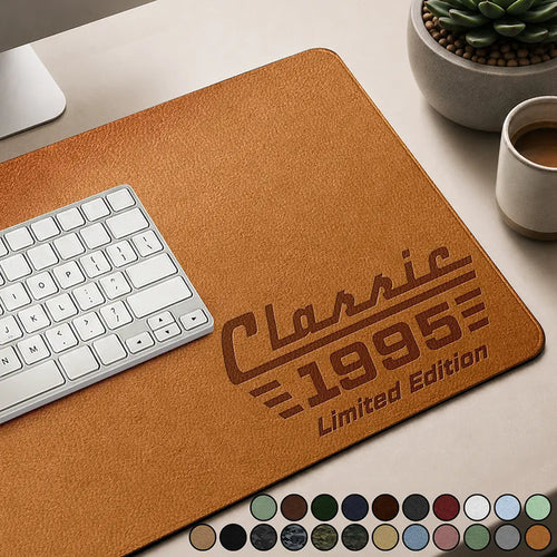 Classic Year Limited Edition - Personalized Leather Desk Mat