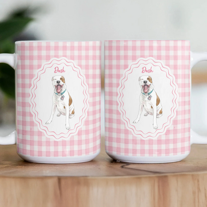 Custom Pet Portrait Watercolor New Version Gift For Dog Lover, Cat Lover - Personalized Mug