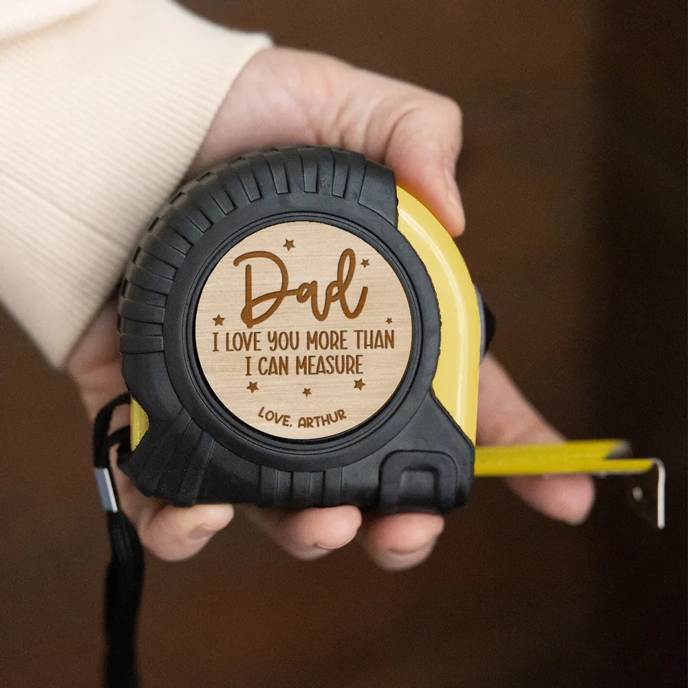 We Love You - Personalized Custom Tape Measure