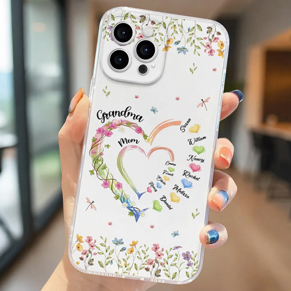 Grandma Hearts - Personalized Custom Phone Case