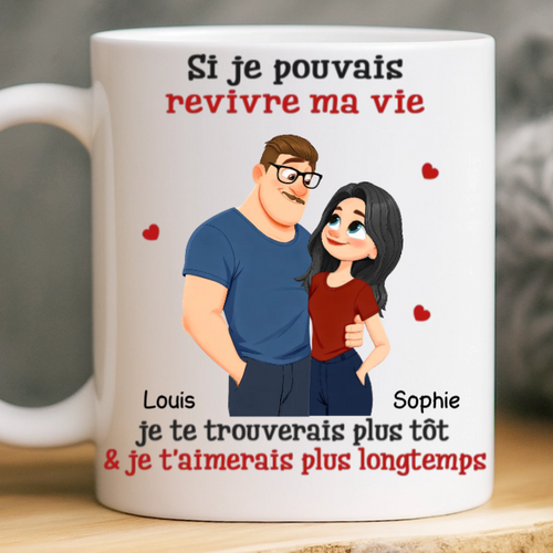 Cadeau Mug Personnalisable – Pour Couple – Le Bonheur D’Être Ensemble