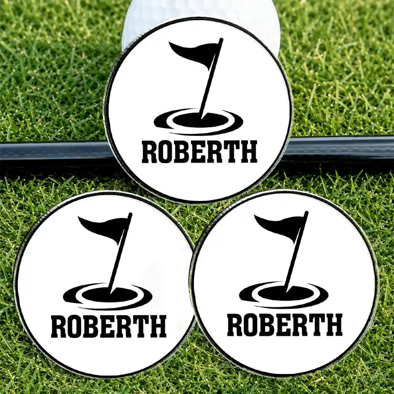 Life Is Full Of Choices Monogram Golf Ball Marker - Personalized Acrylic Magnetic Clip
