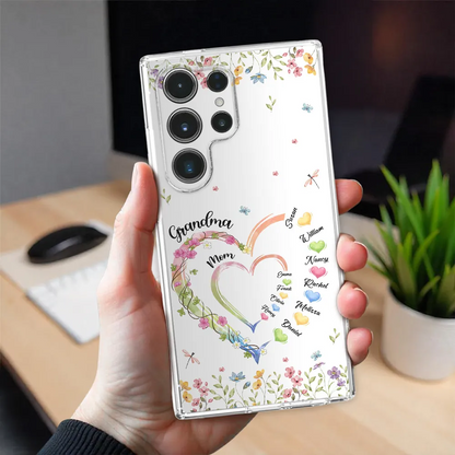 Grandma Hearts - Personalized Custom Phone Case