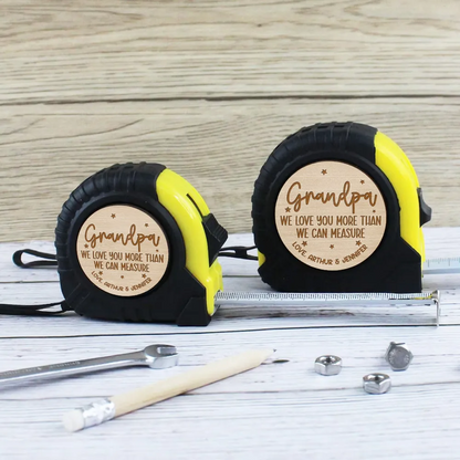 We Love You - Personalized Custom Tape Measure