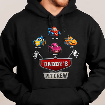 Father's Day Gifts, Daddy's Pit Crew - Personalized Shirt