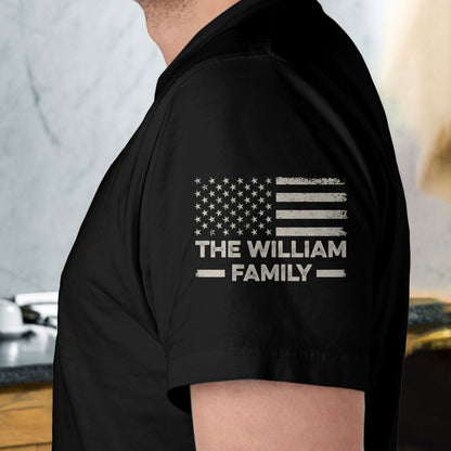 Father's Day Gifts, Legend, Husband, Dad And Grandpa Custom Family Name - Personalized Shirt