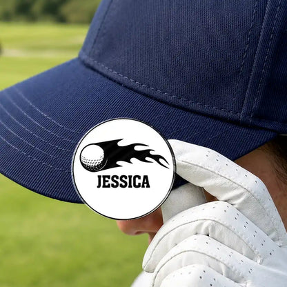 Life Is Full Of Choices Monogram Golf Ball Marker - Personalized Acrylic Magnetic Clip