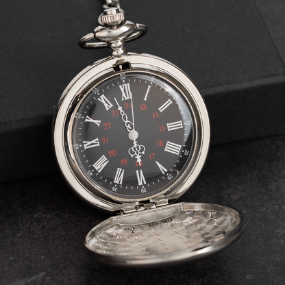 Father's Day Gifts, How Much Time Passes, I Will Always Be Your Little Girl - Personalized Pocket Watch - Gift For Dad