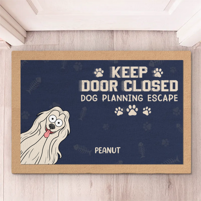 Custom Home Decor Decorative Mat - Personalized Birthday Gifts For Cat Lovers, Cat Mom And Dad - Beware Of Cat Attitude