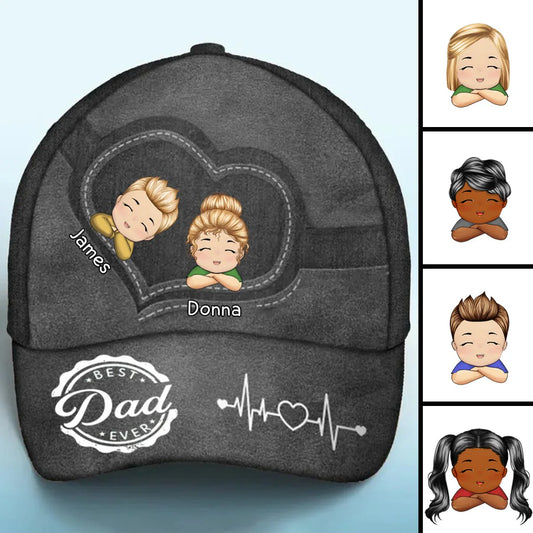 Father's Day - Best Dad Ever - Personalized Classic Cap (HJ)