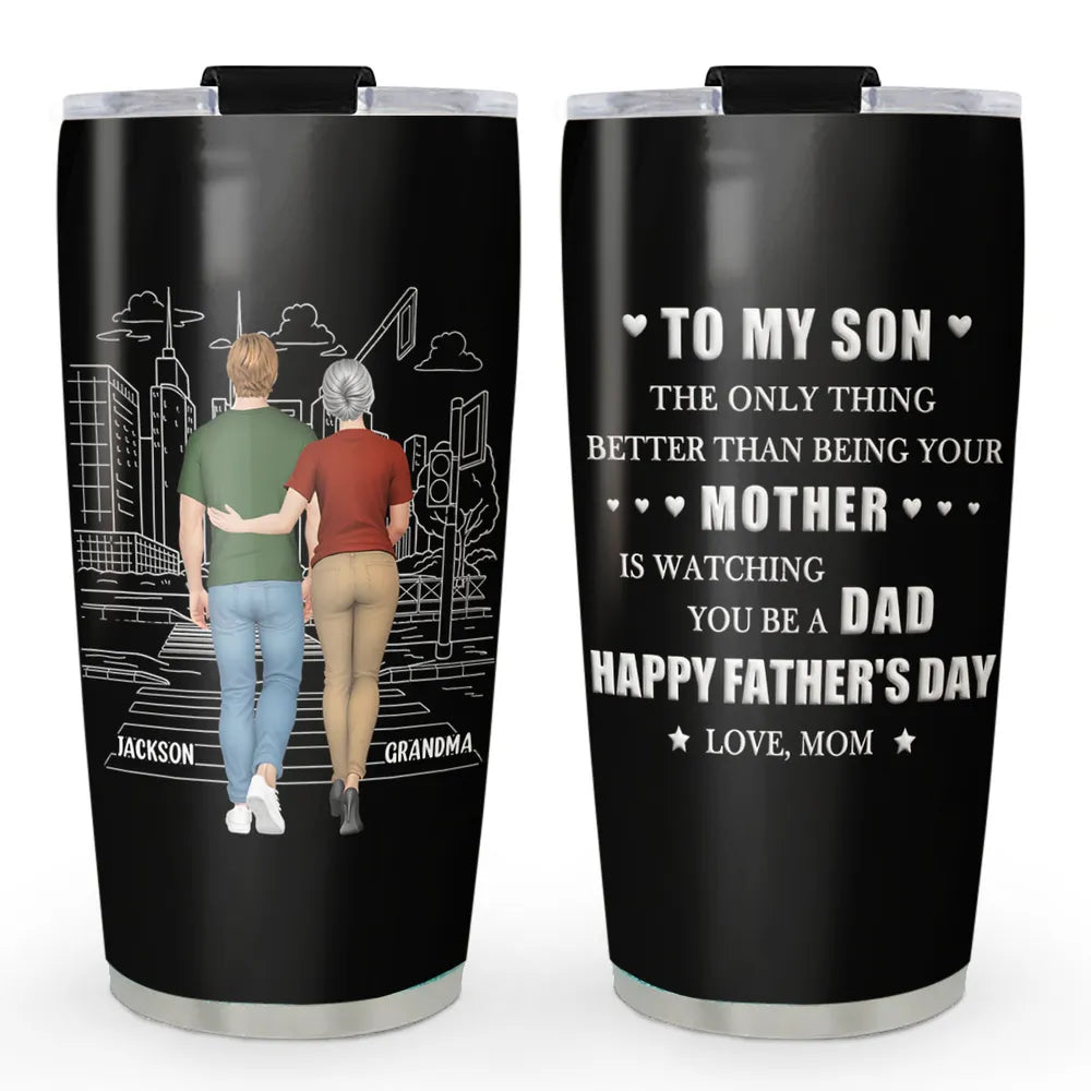 Watching You Grow - Personalized Custom 3D Inflated Effect Tumbler