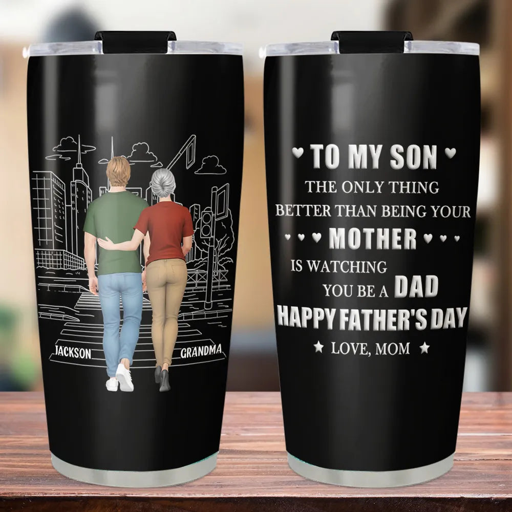 Watching You Grow - Personalized Custom 3D Inflated Effect Tumbler
