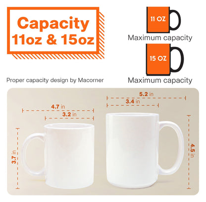 Custom Name With Naughty - Funny Gifts For Coworkers, Friends, Wife - Personalized Mug