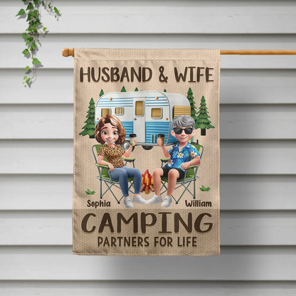 Making Memories One Campsite At A Time - Personalized Flag