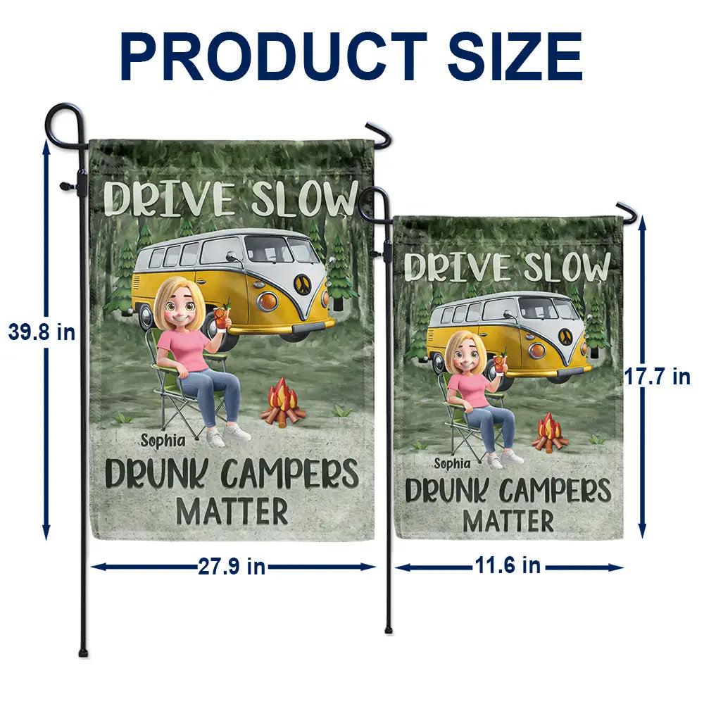 Making Memories One Campsite At A Time - Personalized Flag