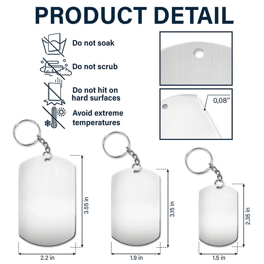 Custom Photo Classic Car Limited Edition - Personalized Aluminum Keychain