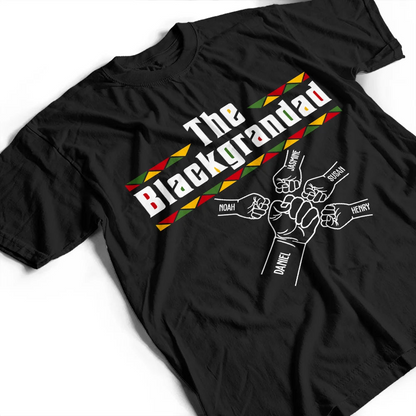 The Blackfather Fist Bump - Personalized T Shirt