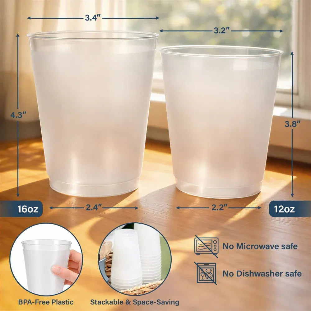 The Perfect Match - Personalized Frosted Cups