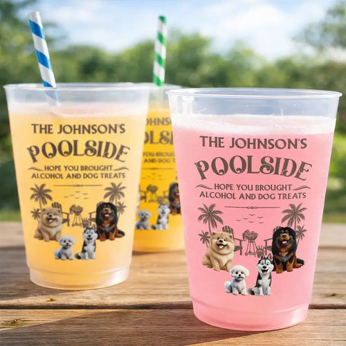 Hope You Brought Dog Treats - Personalized Frosted Cups