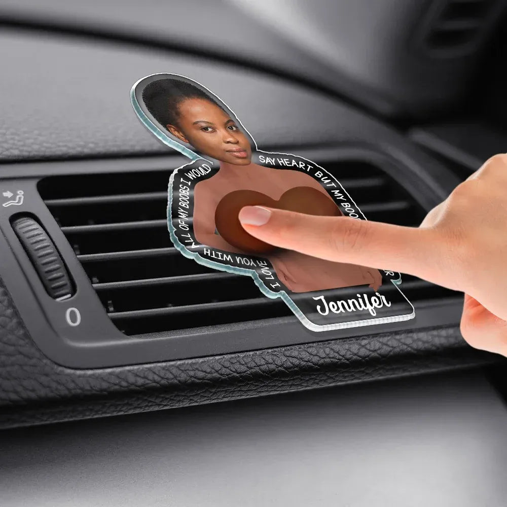 Custom Photo Just One More Poke - Personalized Squishy Acrylic Car Vent Clip