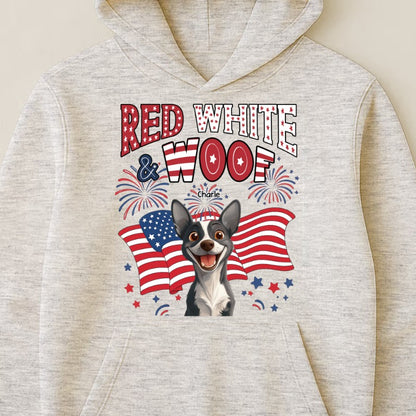 Red White Woof - Personalized Shirt