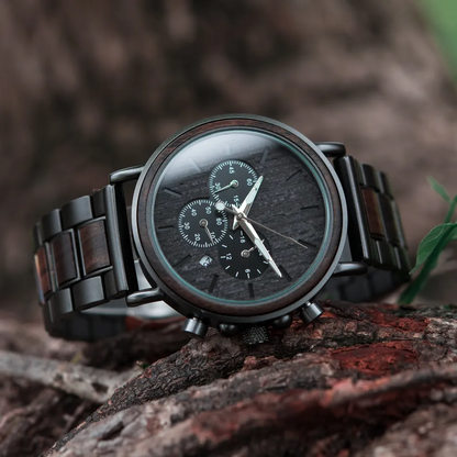 Mom To Son I Will Always - Personalized Engraved Wooden Watches GQ026