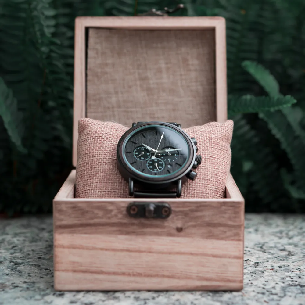 Mom To Son I Will Always - Personalized Engraved Wooden Watches GQ026