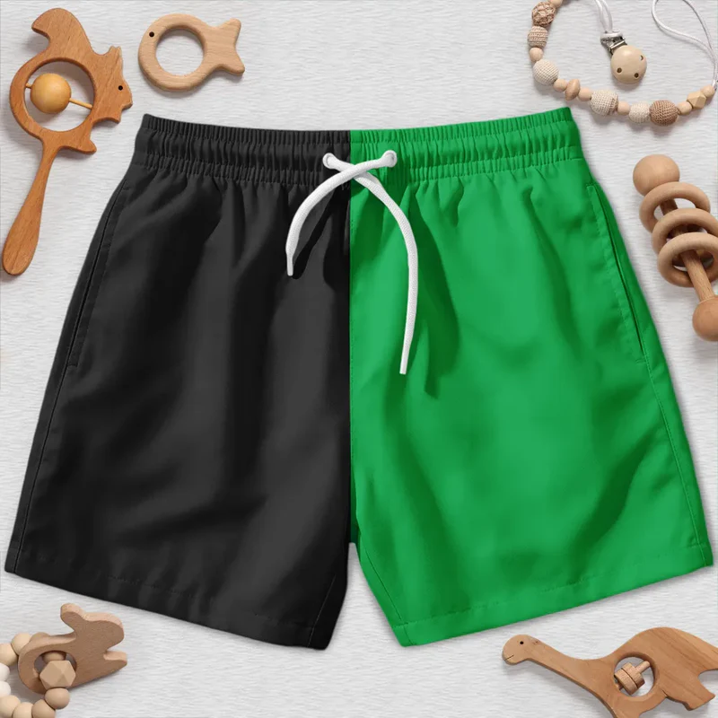 Half And Half Flag Summer Soccer Games - Personalized Kids Clothing Set
