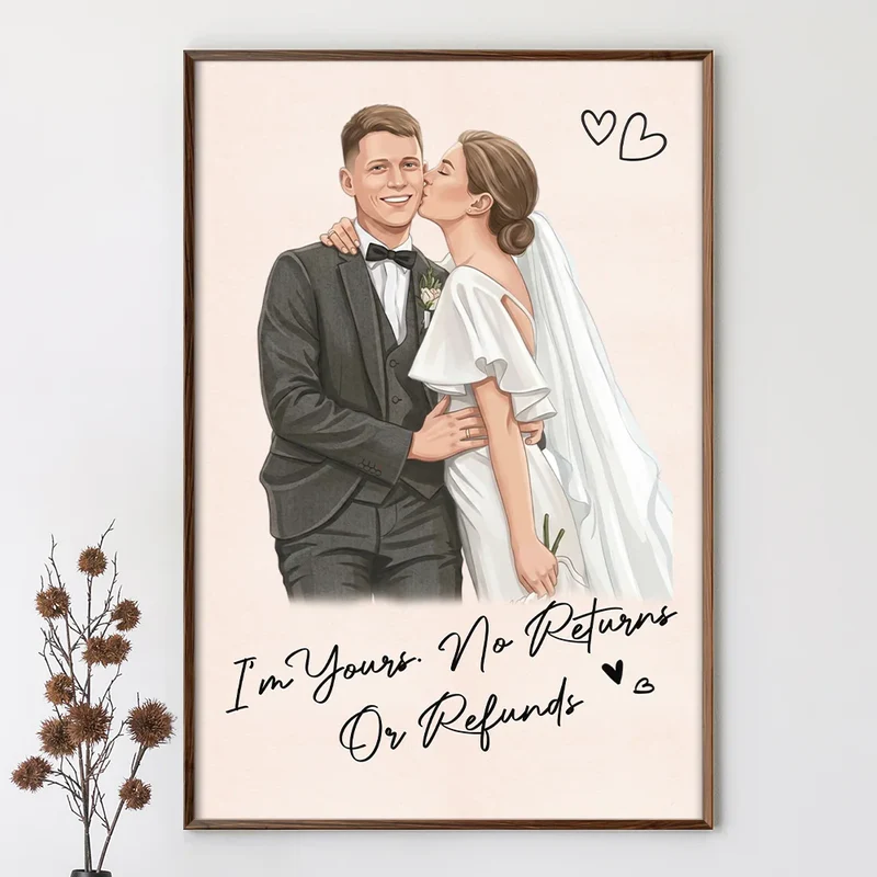 Custom Photo Semi Realistic Portrait You & Me We Got This - Personalized Poster
