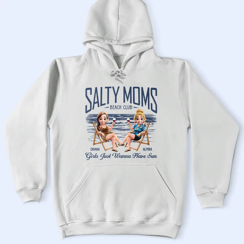 Salty Mom Beach Club - Personalized T Shirt