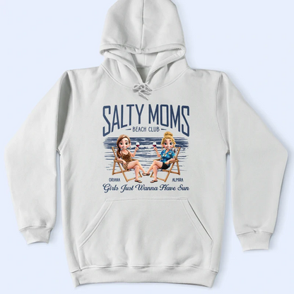Salty Mom Beach Club - Personalized T Shirt