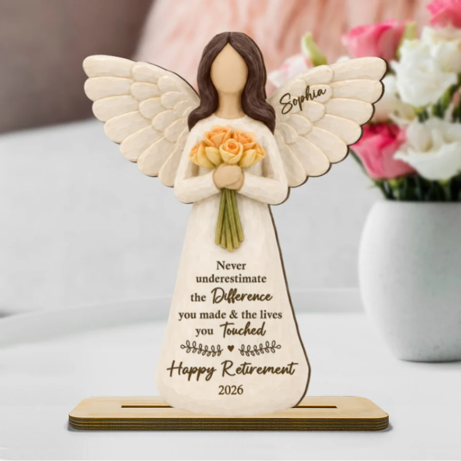 May You Be Proud Of The Work You Have Done 2D Flat - Personalized  Wooden Plaque - Retired Keepsake For Coworker Teacher Nurse