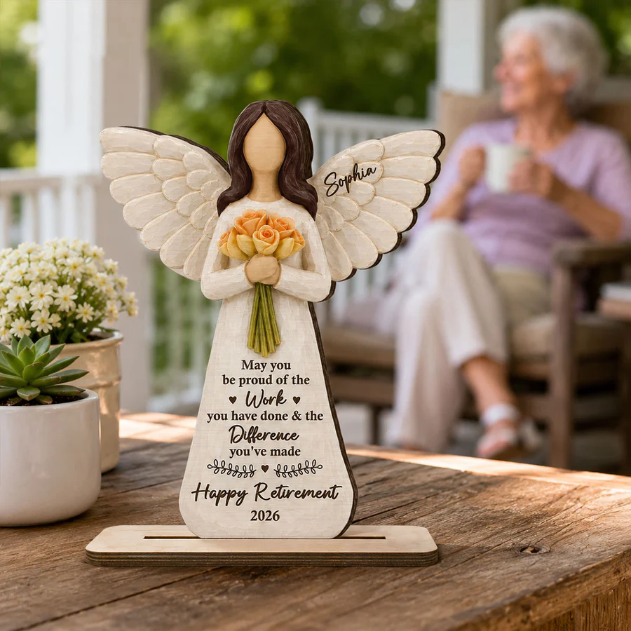May You Be Proud Of The Work You Have Done 2D Flat - Personalized  Wooden Plaque - Retired Keepsake For Coworker Teacher Nurse