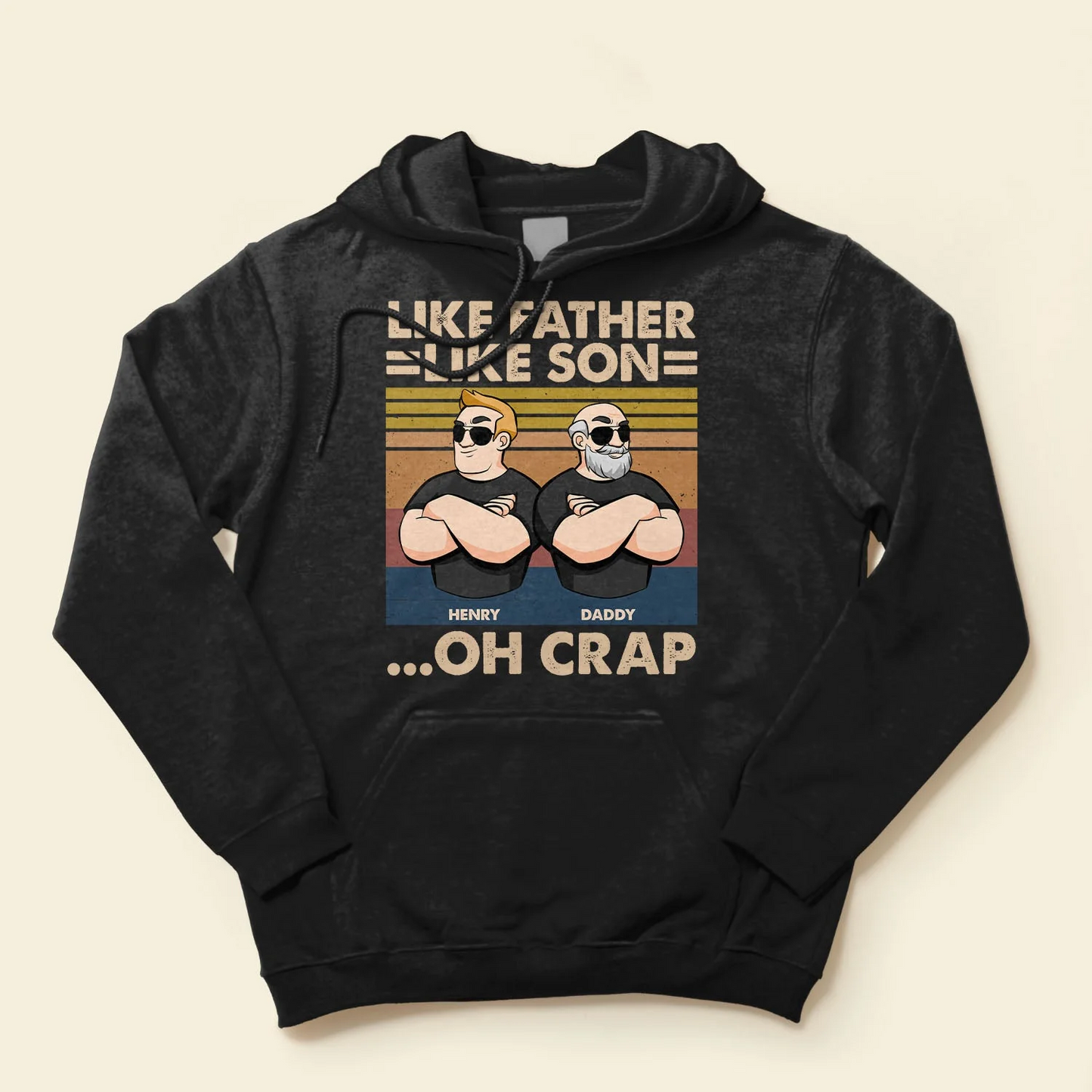Father's Day Gifts, Like Father Like Son - Father & Sons - Personalized Shirt
