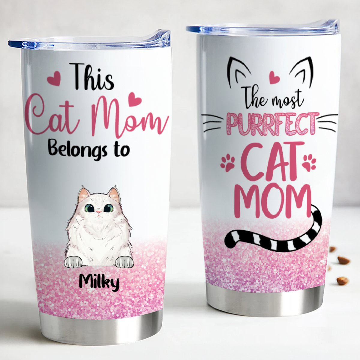 The Ultimate Cat Lover's Insulated Tumbler With Personalized Touch