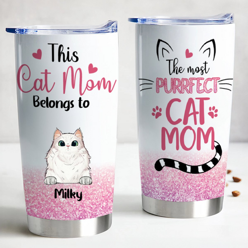 The Ultimate Cat Lover's Insulated Tumbler With Personalized Touch