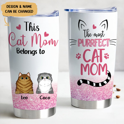 The Ultimate Cat Lover's Insulated Tumbler With Personalized Touch