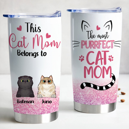The Ultimate Cat Lover's Insulated Tumbler With Personalized Touch